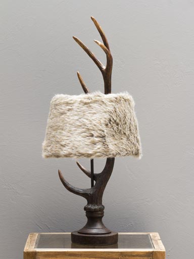 Table lamp deer antlers Lapland