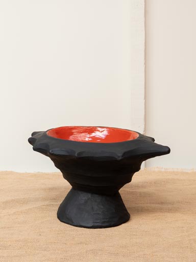 Bicolor bowl on stand Riviera Philippe Model