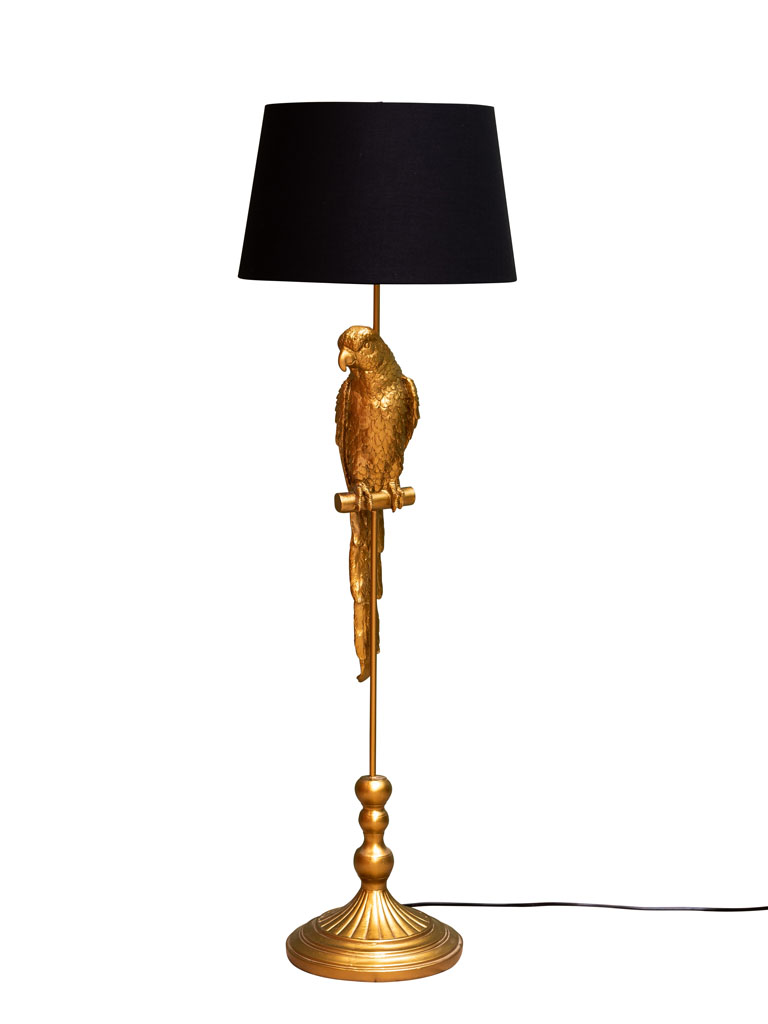 Bird lamp on feet with blue shade - 2