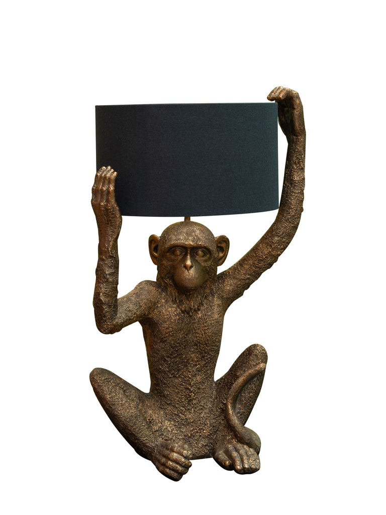 Lamp monkey holding shade - 2