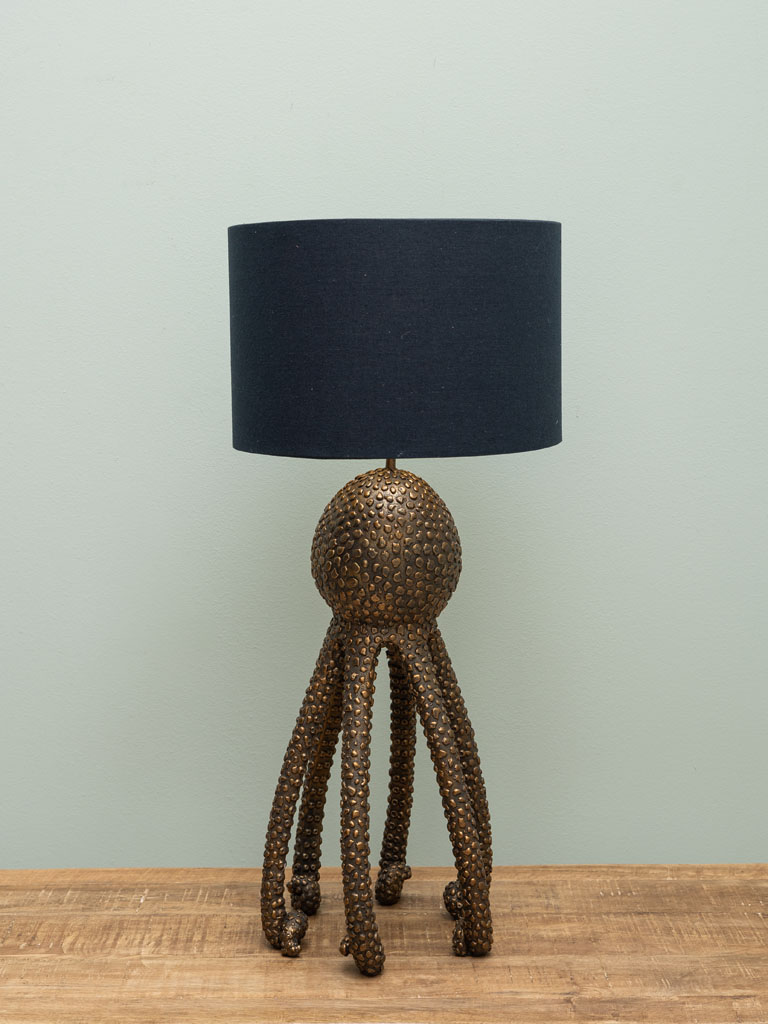 Table lamp antique gold Octopus - 1
