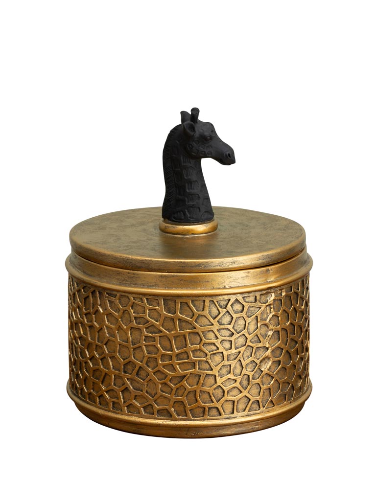Golden box with giraffe lid - 2