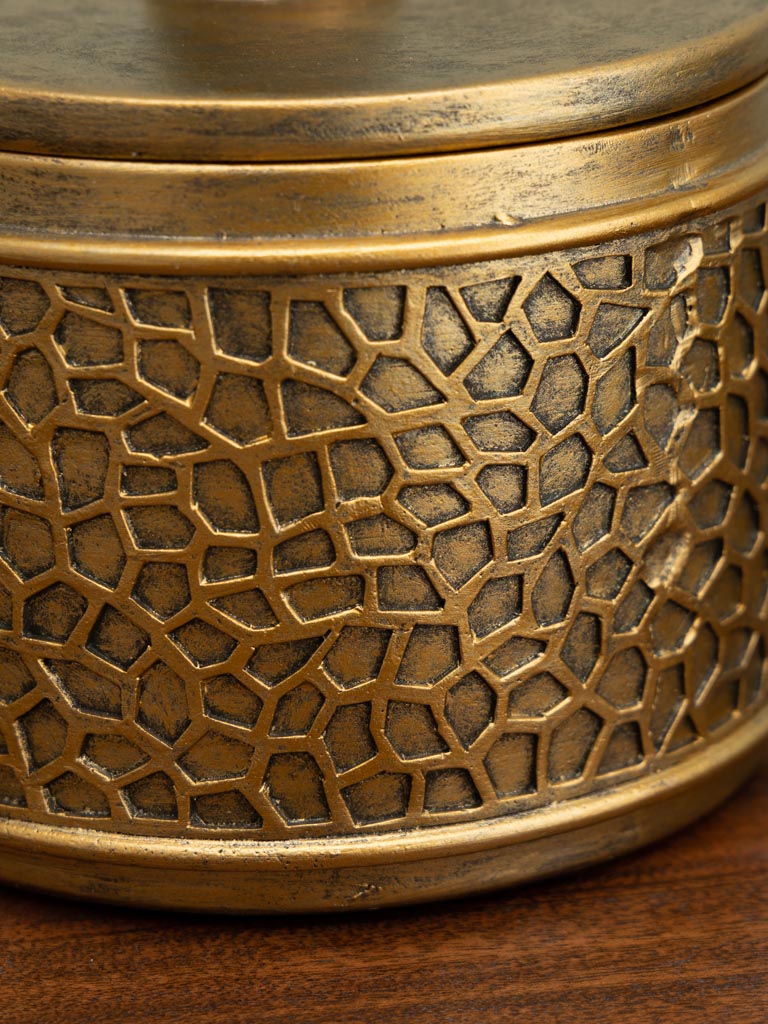 Golden box with giraffe lid - 5