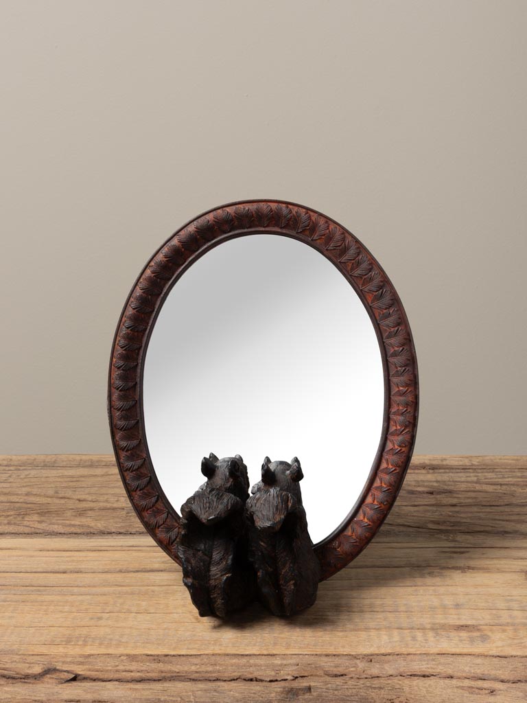 Table mirror curious squirrels - 6