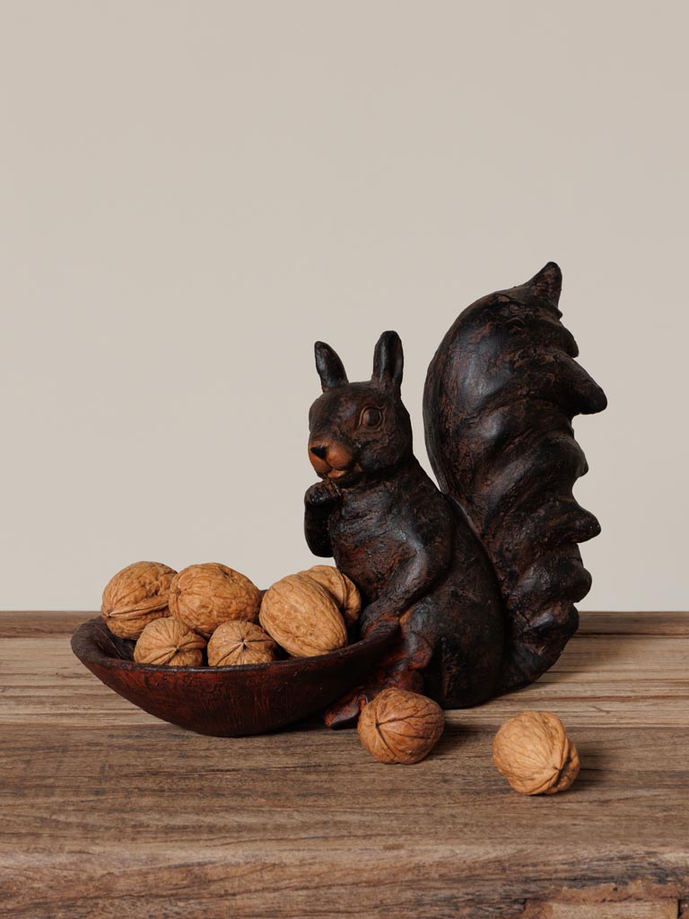 Trinket tray seated squirrel - 1