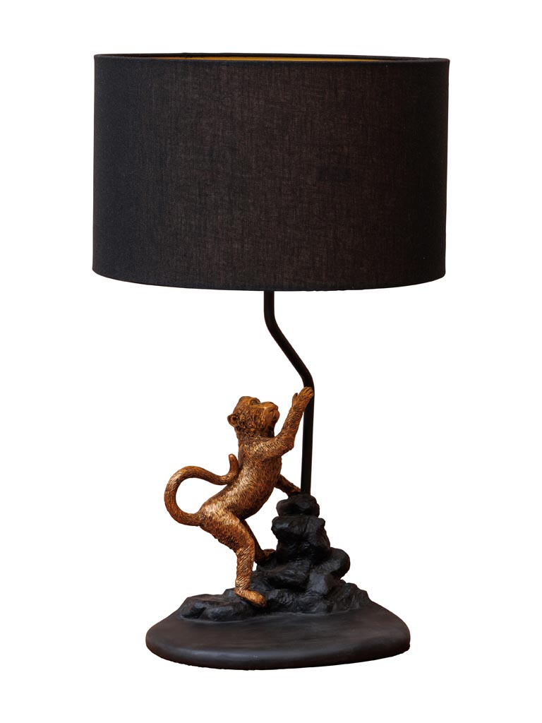 Table lamp monkey on rock - 2
