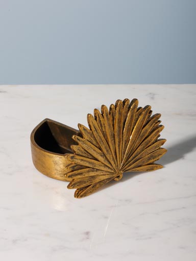 Golden box tropical leaf