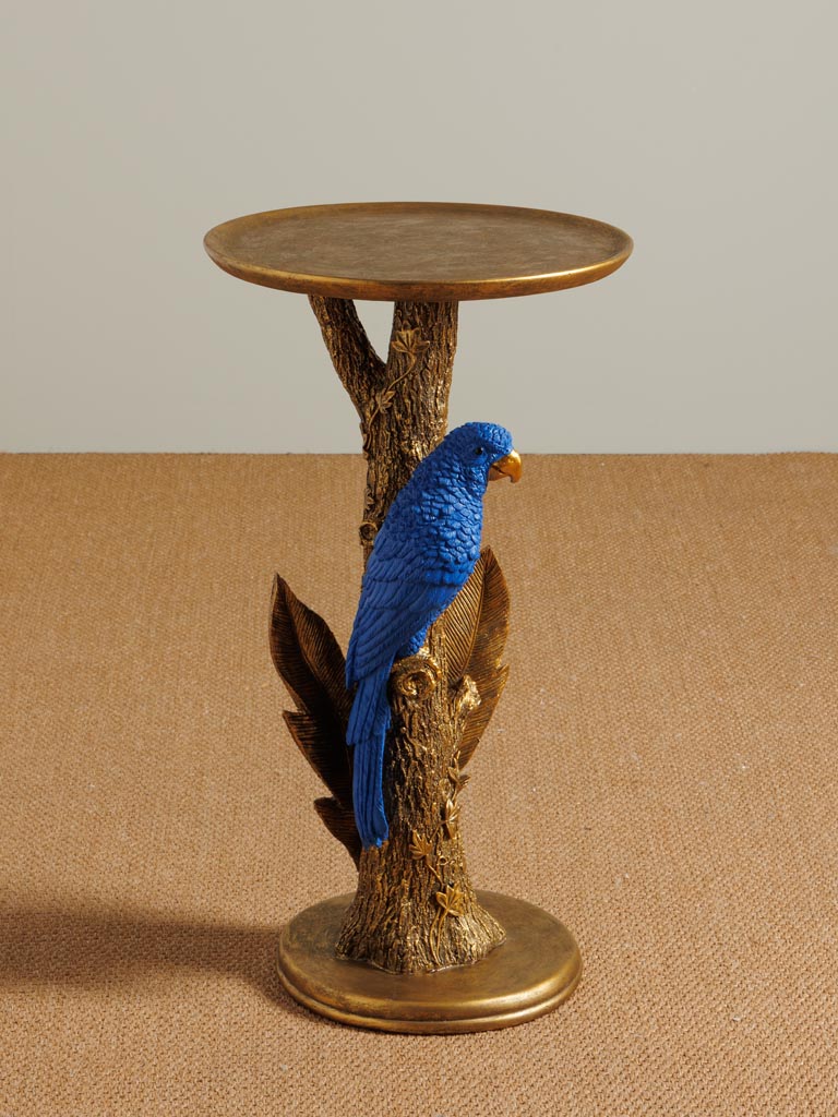 Blue parrot side table - 5