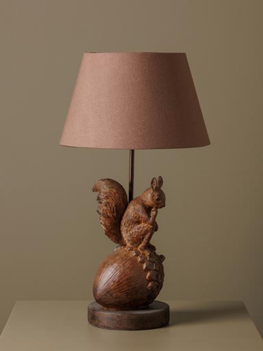 Table lamp brown Squirrel