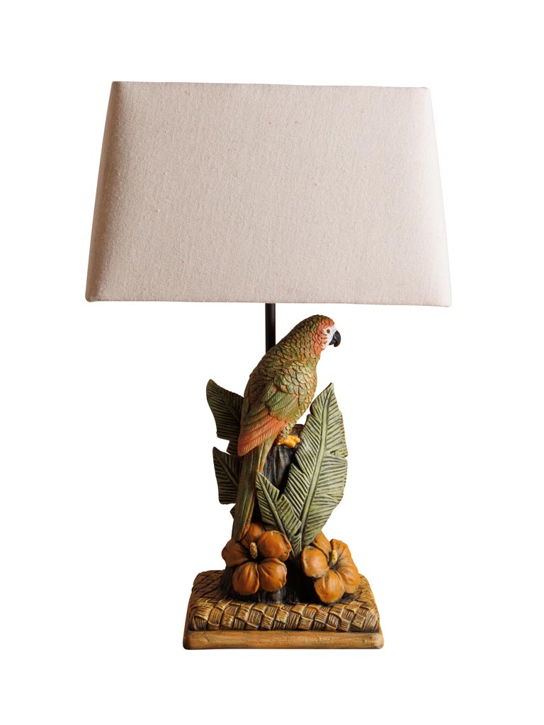 Lampe à poser tropicale & perroquet - 2
