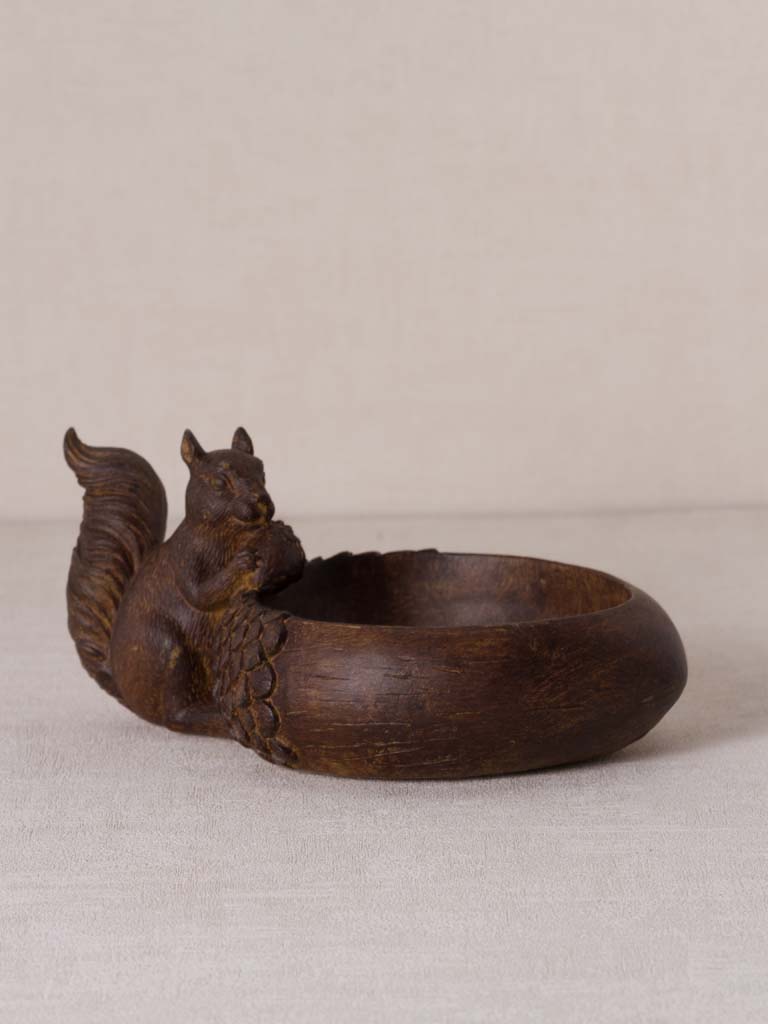 Small resin trinket tray squirrel - 1