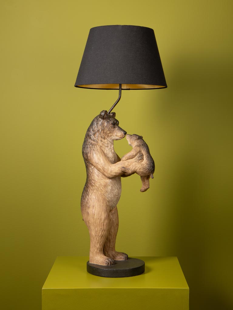 Grande lampe ours et son bébé - 1