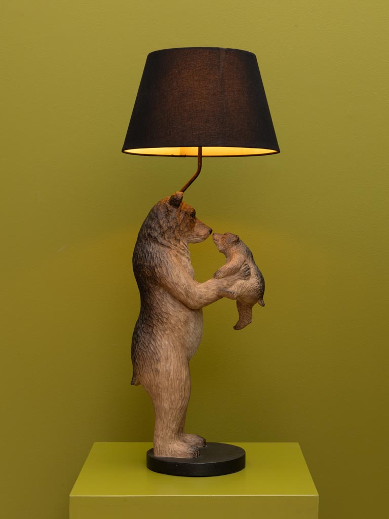 Grande lampe ours et son bébé - 4
