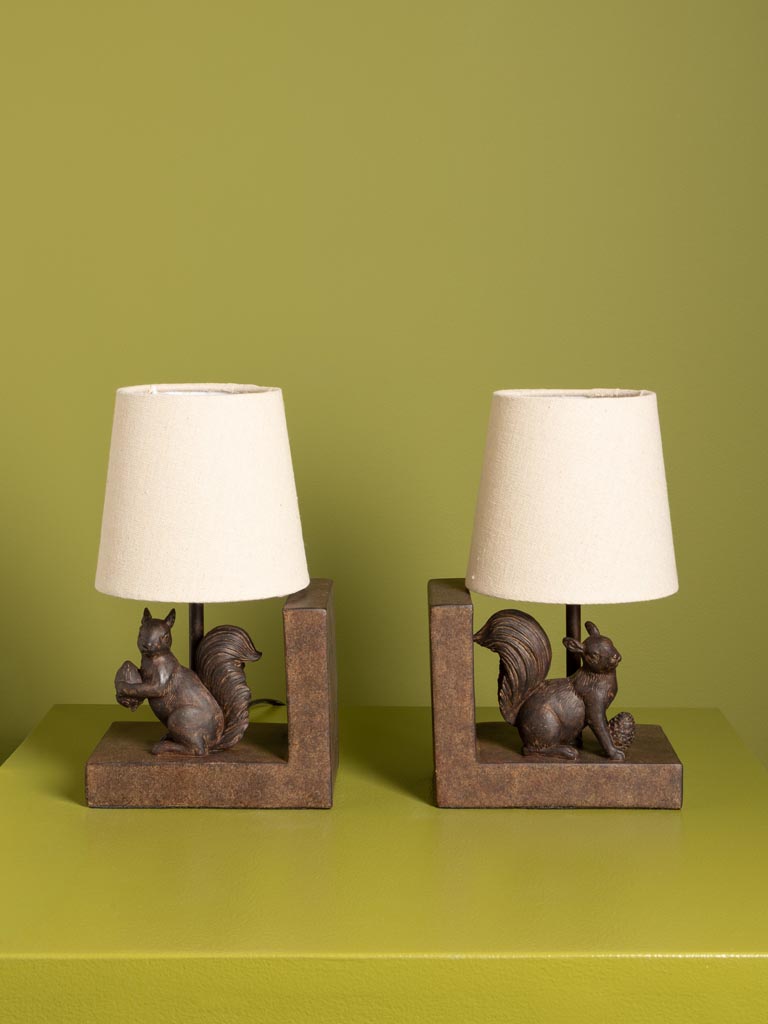 Serre-livres lampes écureuils - 6