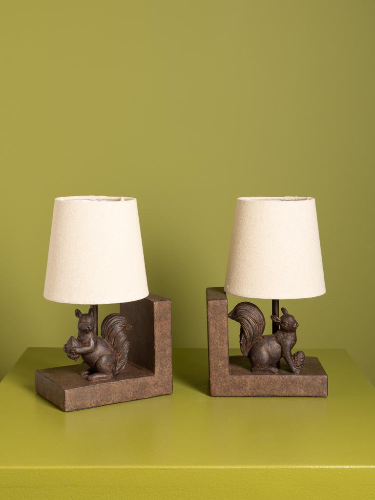 Serre-livres lampes écureuils - 5