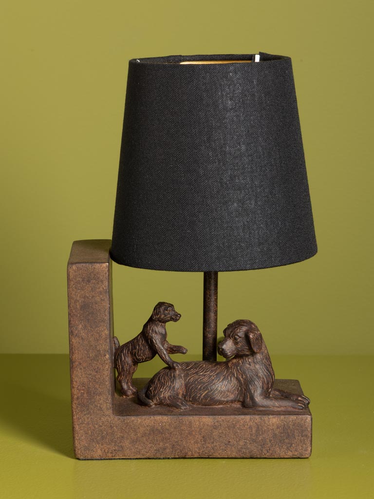 Serre-livres lampes chiens - 7