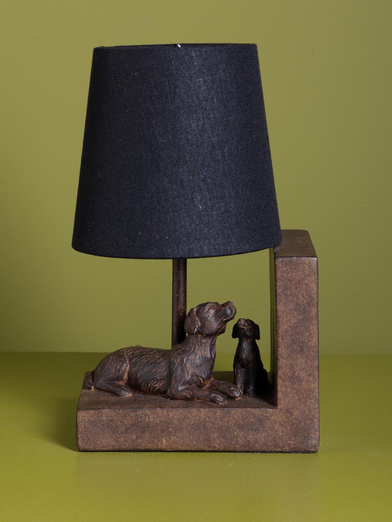 Serre-livres lampes chiens - 2