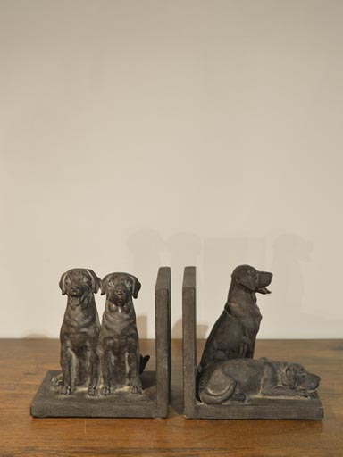 Bookend "Chien debout/assis".