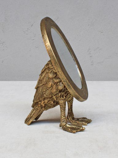 Oval mirror webbed feet