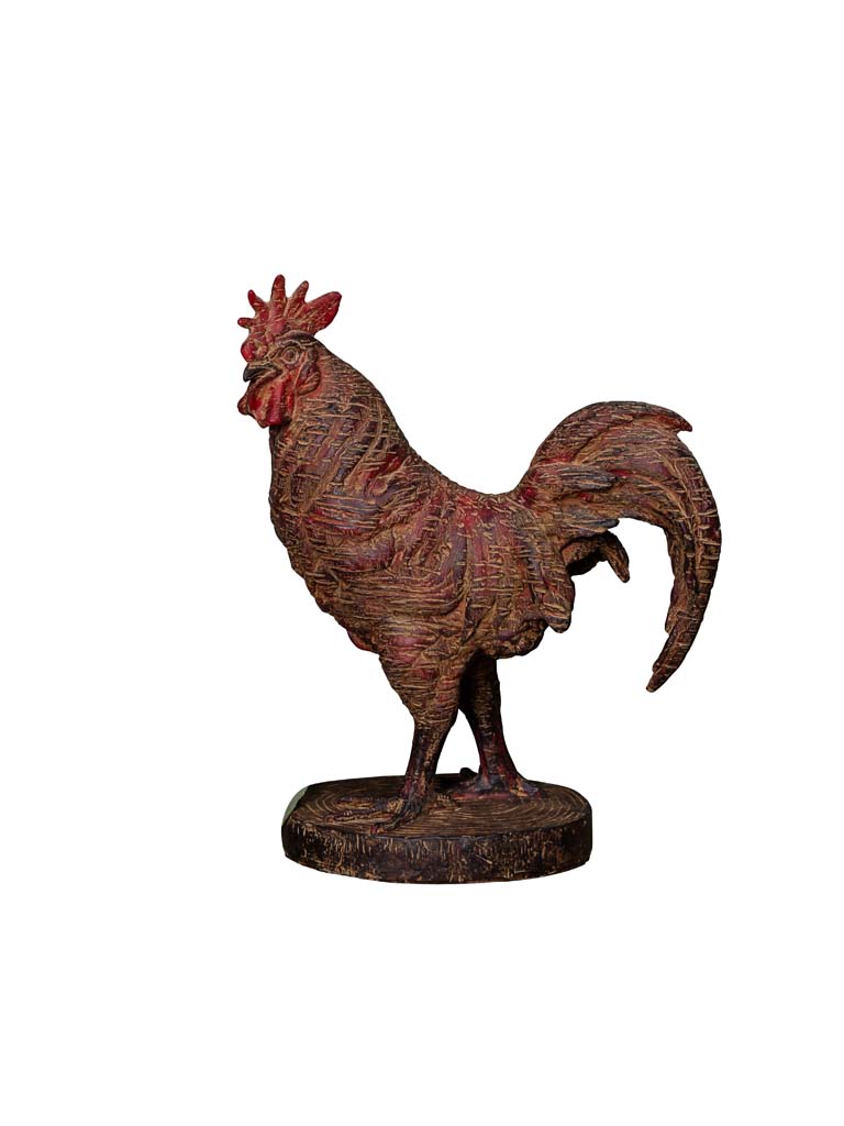 Rooster deco in resin - 2