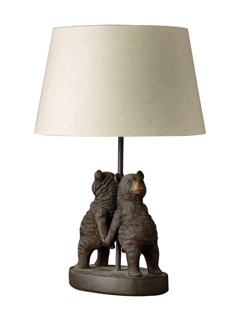 Table lamp bears back to back - 2