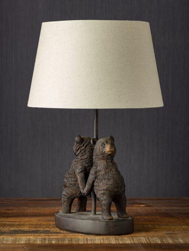 Lampe à poser ours dos à Dos