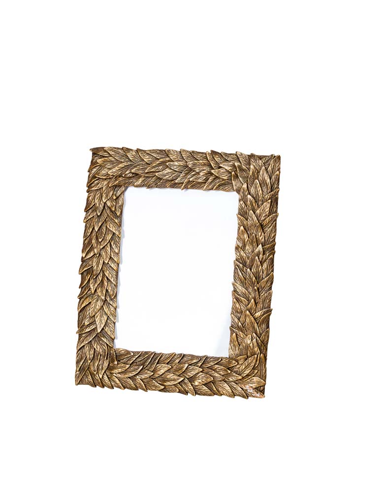 Big photo frame with golden leaves (13x18) - 2