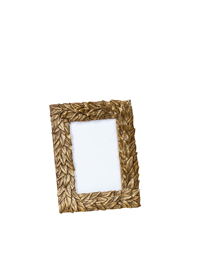Photo frame with golden leaves (10x15) - 2