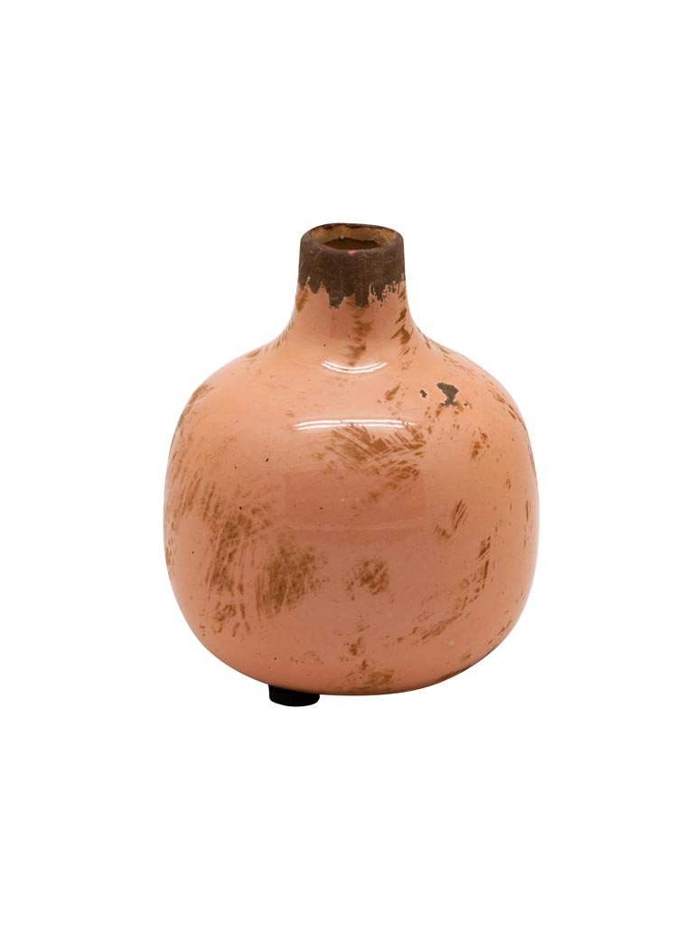 Petit vase céramique vieux rose - 2