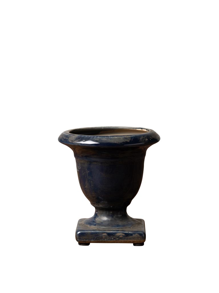 Small dark blue medicis vase - 2