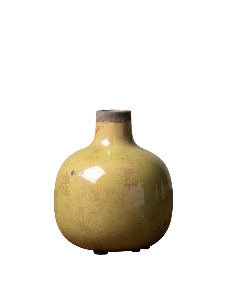 Ceramic vase green15.5cm - 2