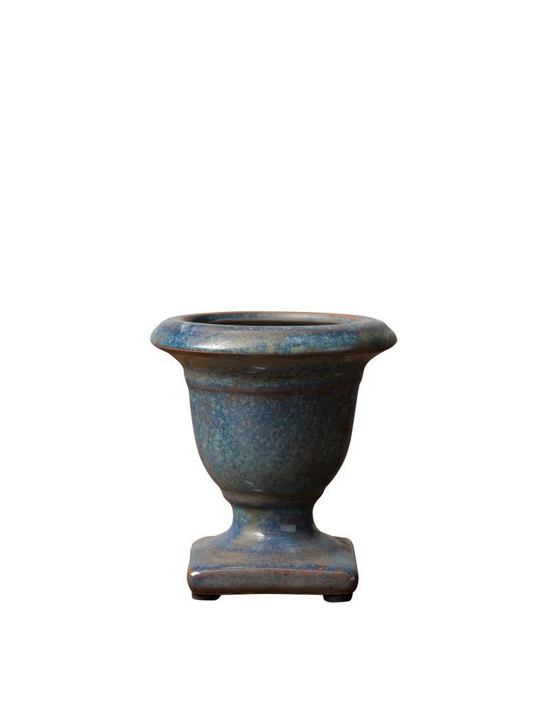 Small grey blue medicis vase - 2