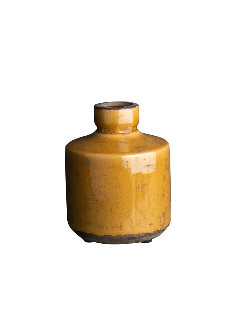 Bottle vase mustard - 2