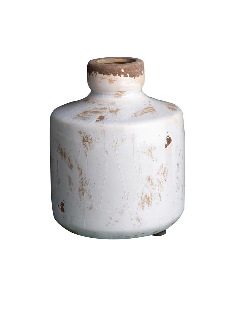 Bottle vase white - 2