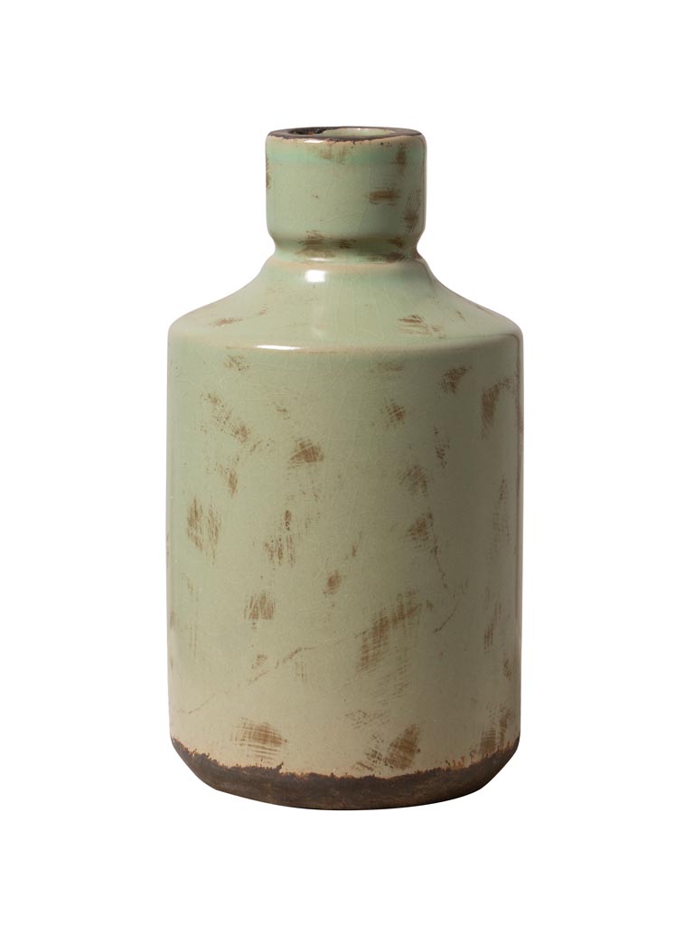 High bottle vase verdigris - 2