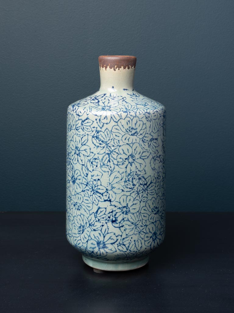 Bottle flowery vase Bucolic - 1