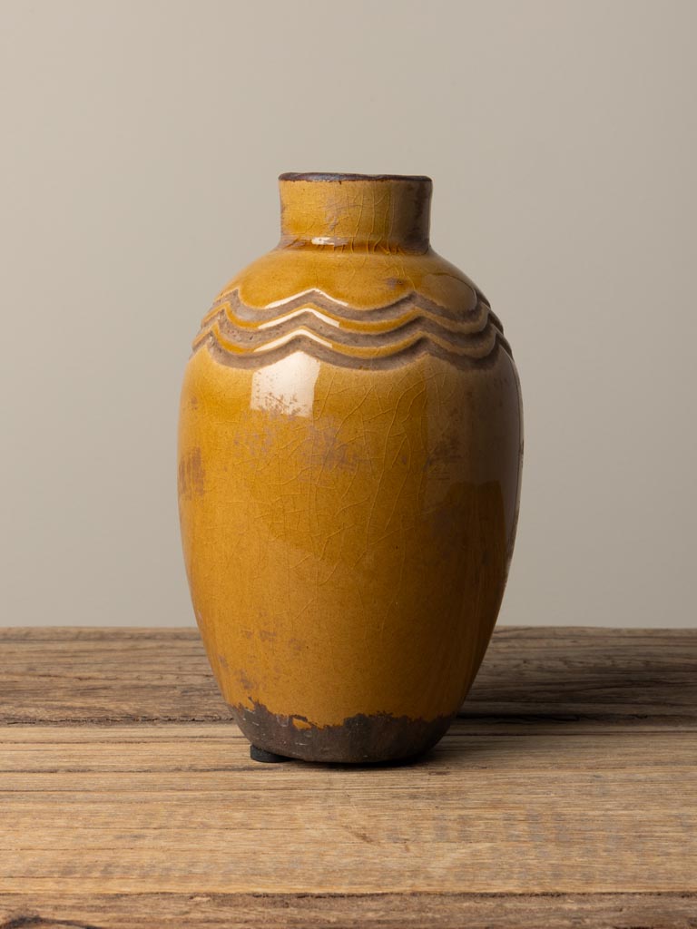 Mustard vase Grâce - 1