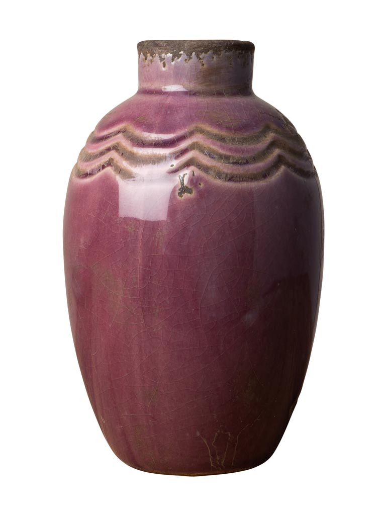 Dark pink vase Grâce - 2