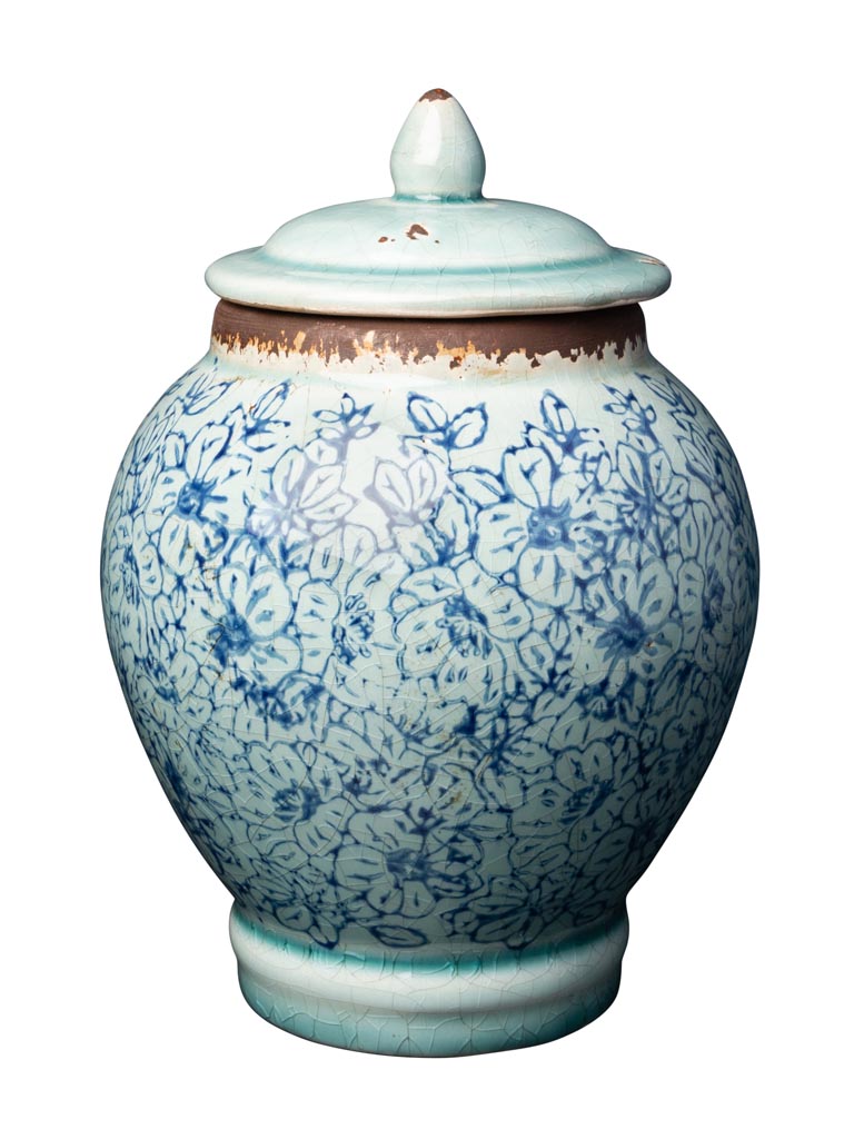 Pottery flowery jar Bucolic - 2