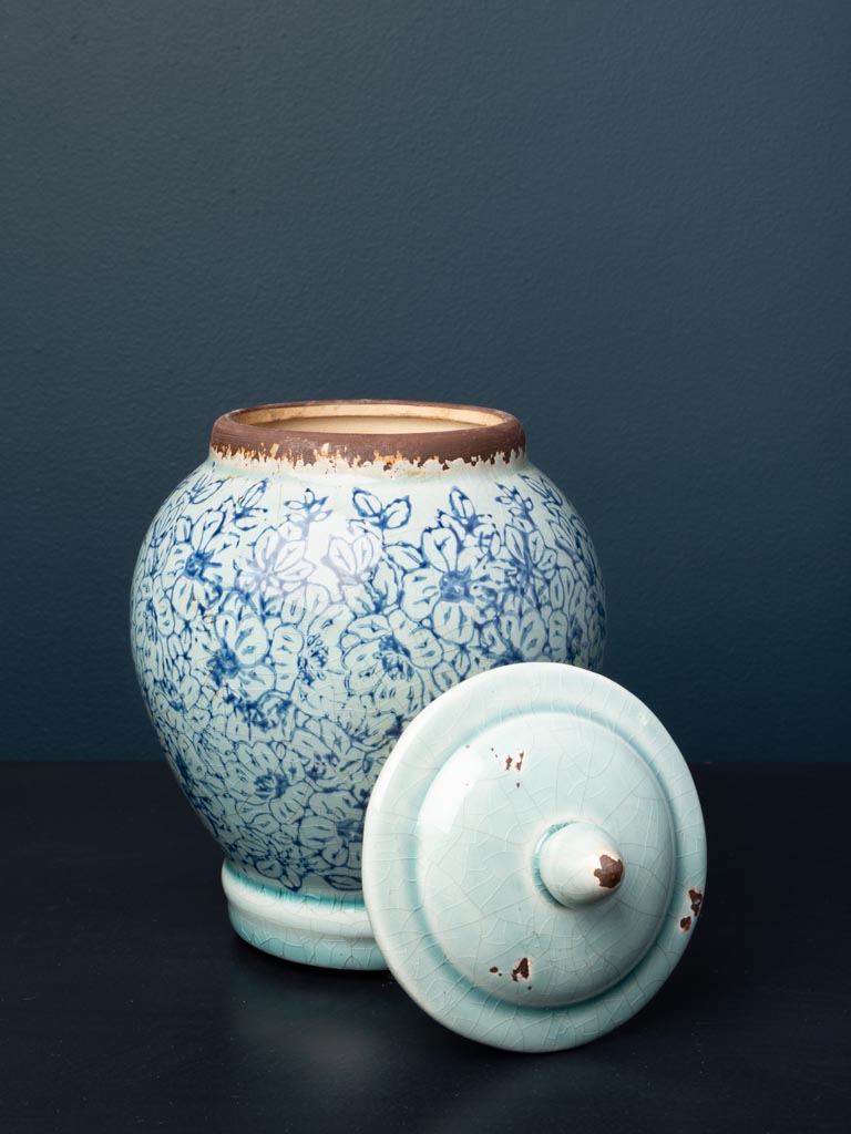 Pottery flowery jar Bucolic - 3