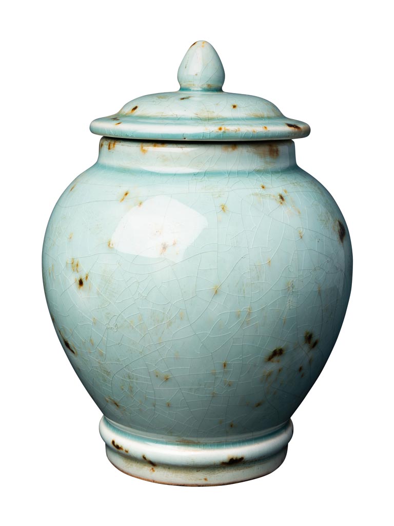 Small blue pottery jar Bucolic - 2