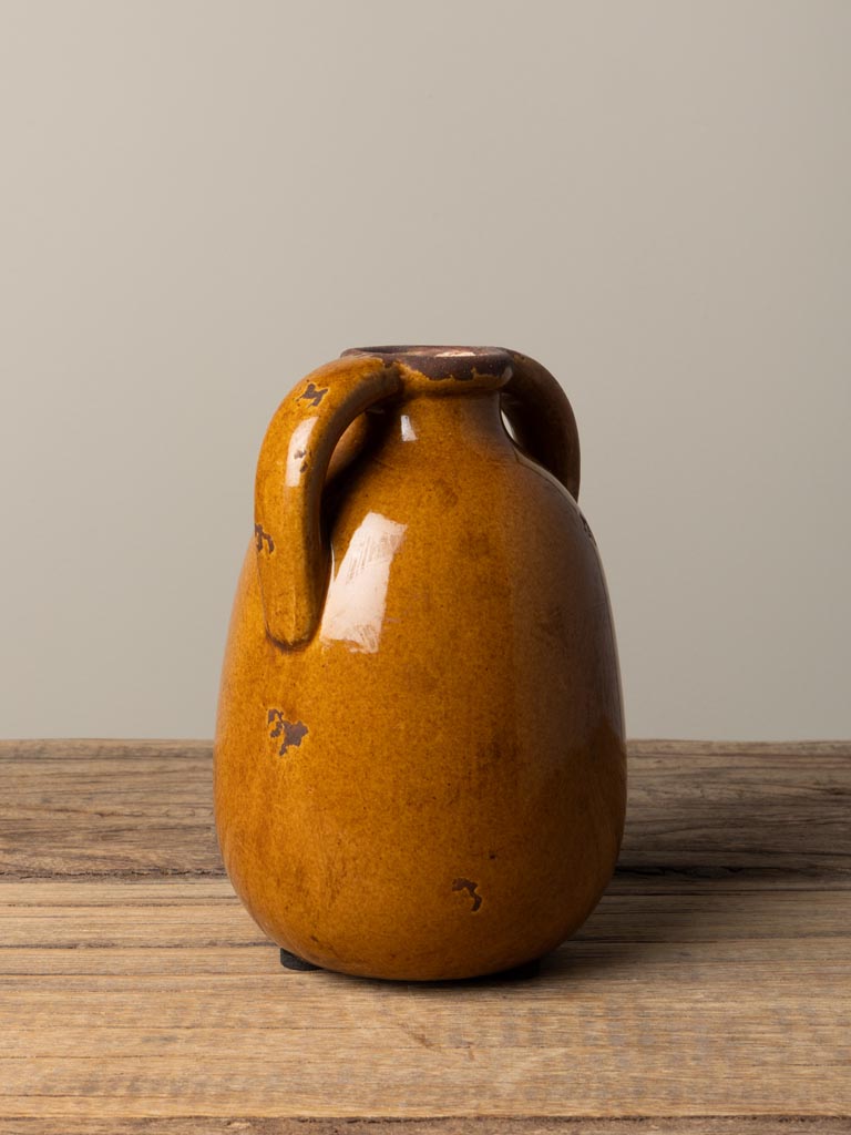 Double handle vase chestnut - 3