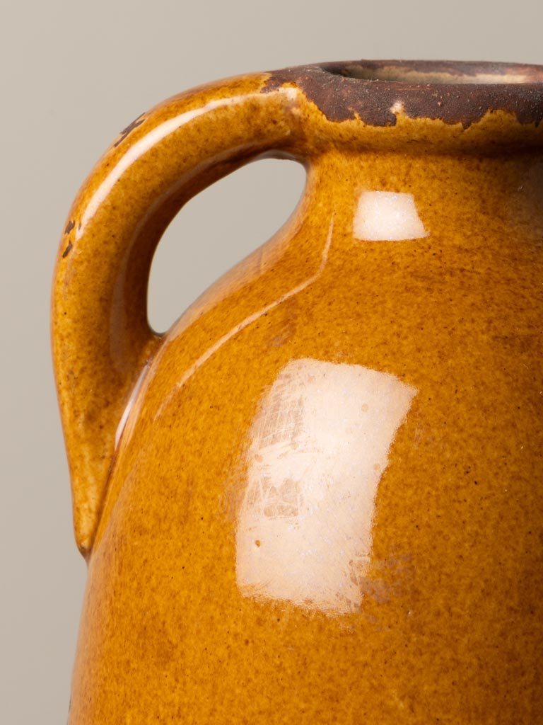 Double handle vase chestnut - 4