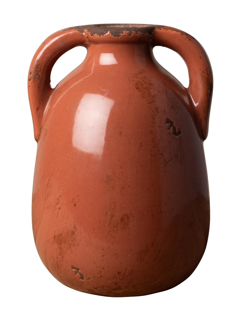 Double handle vase blush - 2
