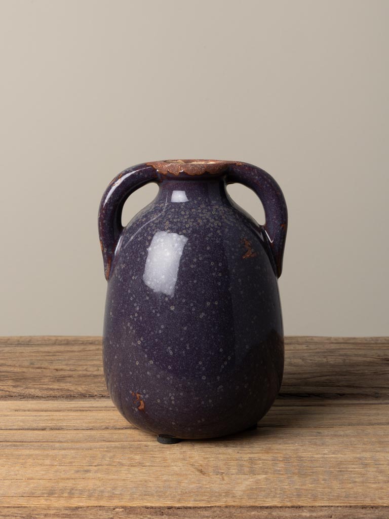 Double handle vase violet - 1