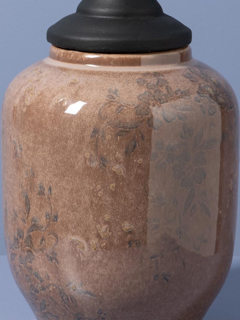 Small jar with black top Rosaire - 3