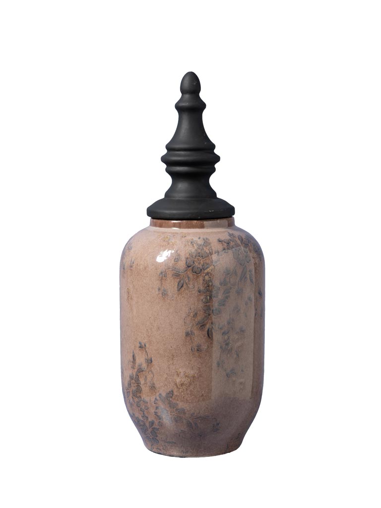 High jar with black top Rosaire - 2