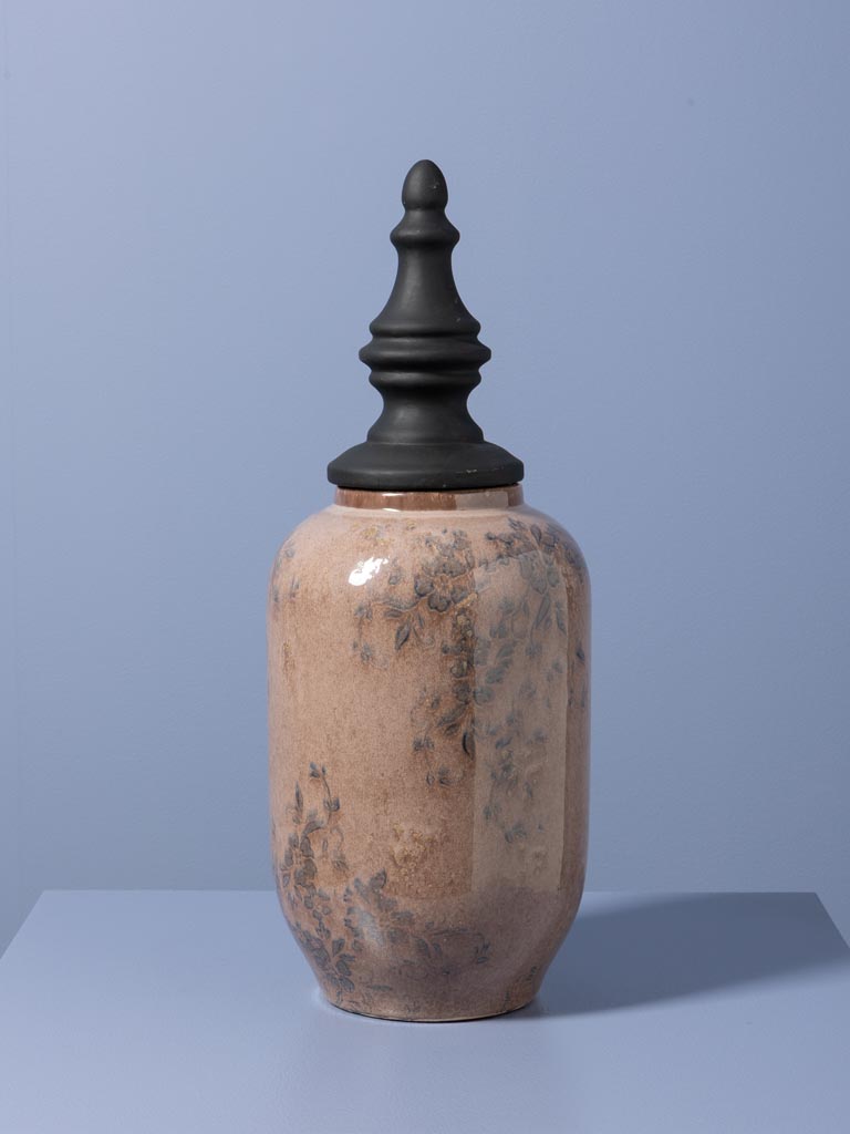 High jar with black top Rosaire - 1