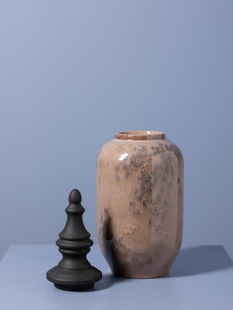 High jar with black top Rosaire - 3
