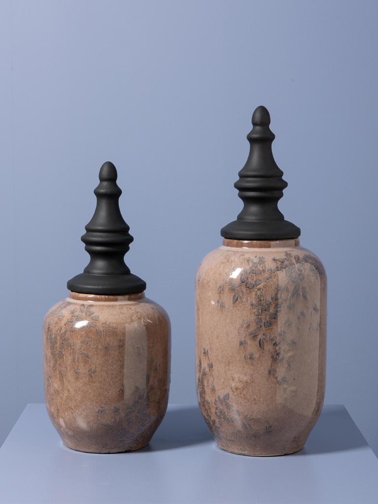 High jar with black top Rosaire - 4